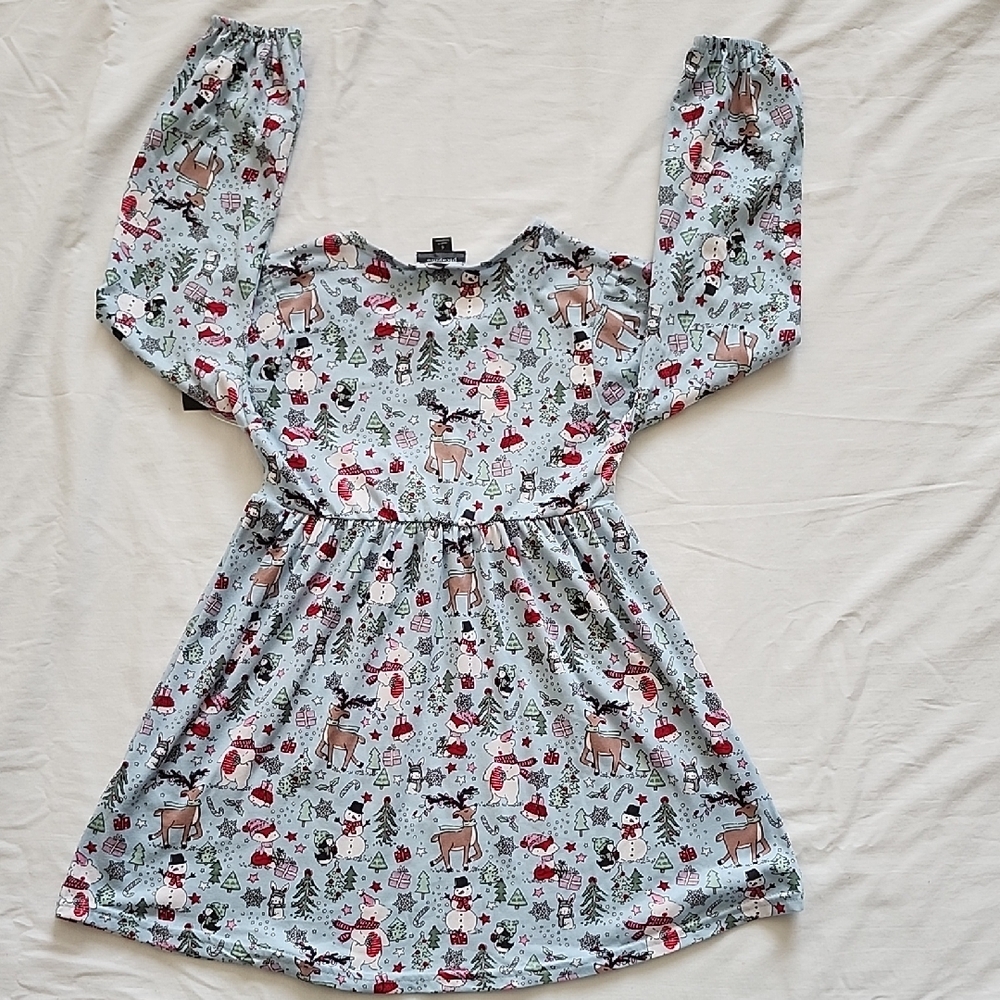 Charming Kids Casual Dress Set - Red and Blue - Picture 7 of 7